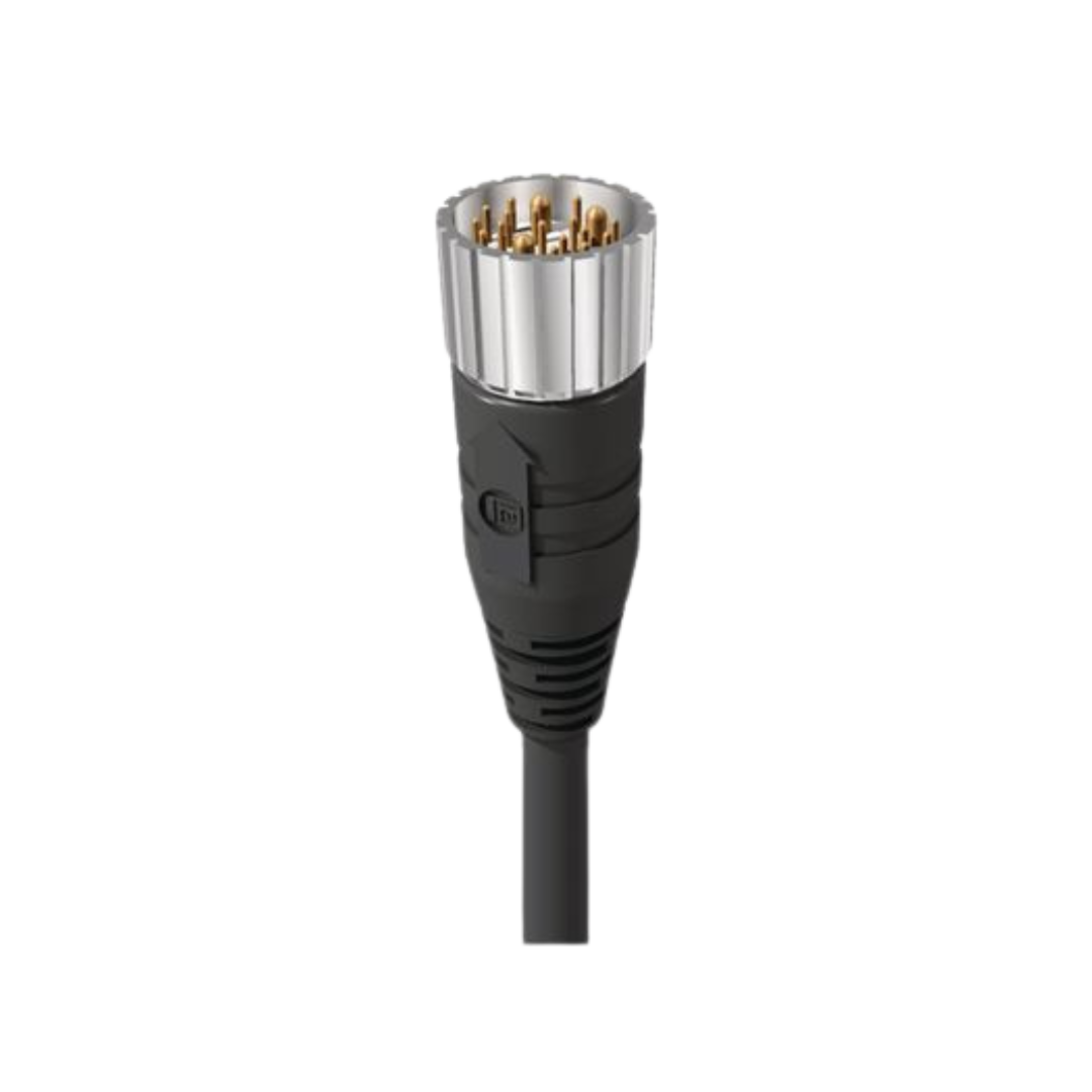 M23 Molded with cable male